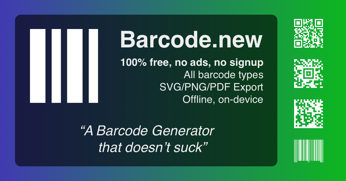 https://barcode.new/?symbology=qr&data=https%3A%2F%2Fbarcode.new social preview image